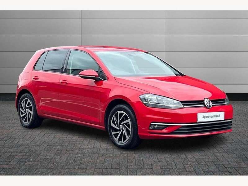 Red Used 2019 VW Golf VII Match Hatchback | £13,490 (Fair price) - Image 1/4