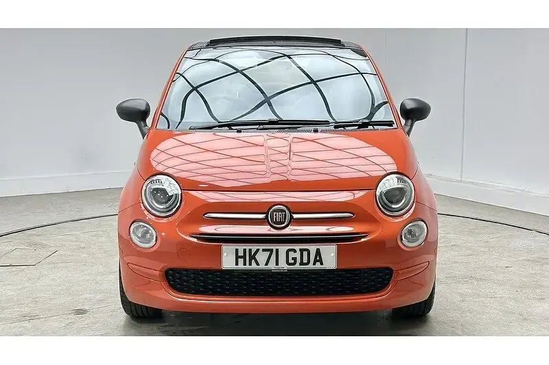 Used Fiat 500C Pop 70 HP (51 kW) 2021 Sicilia orange Cabriolet