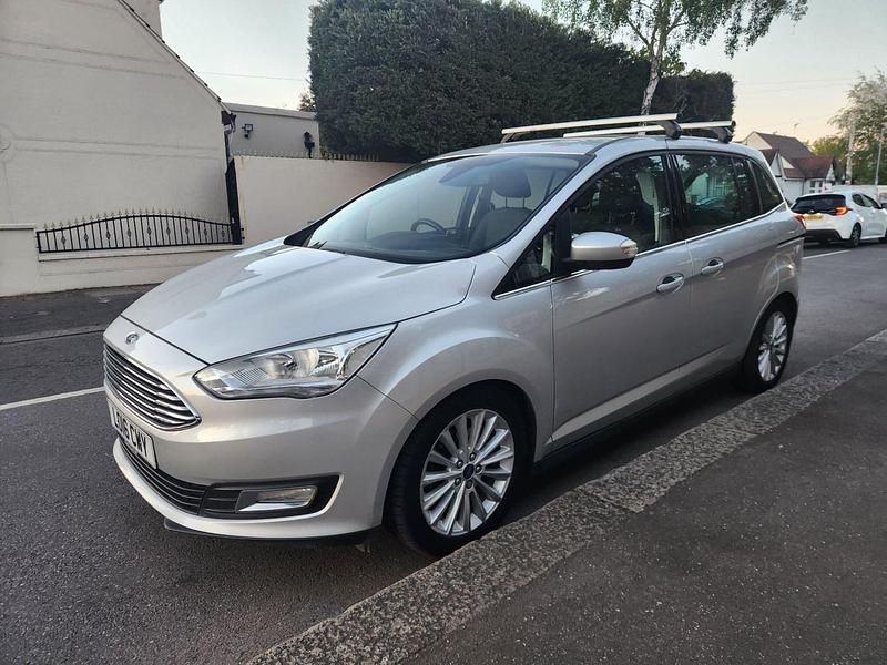 Used Ford Grand C-Max Titanium 125 HP (91 kW) 2016 Silver MPV