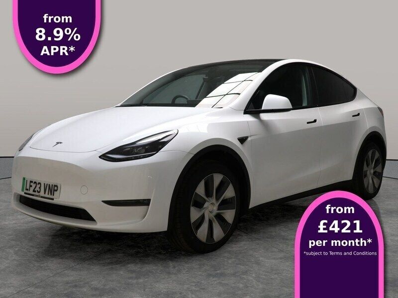 White Used 2023 Tesla Model Y Long Range SUV | £29,439 (Fair price) - Image 1/3