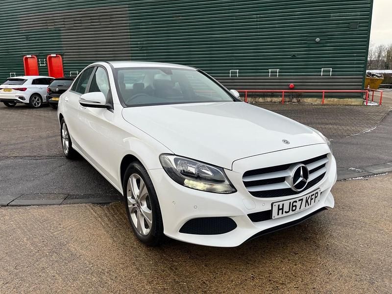 White Used 2017 Mercedes C200 Executive Sedan | £12,500 (Good price) - Image 1/2