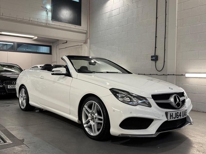 Used Mercedes E350 AMG line 2014 White Cabriolet