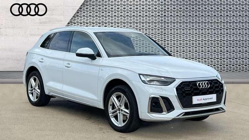 White Used 2023 Audi Q5 S-Line SUV | £33,072 (Fair price) - Image 1/4