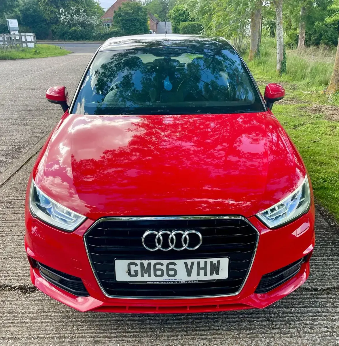 Used Audi A1 Sportback S-Line 125 HP (91 kW) 2017 Red Hatchback
