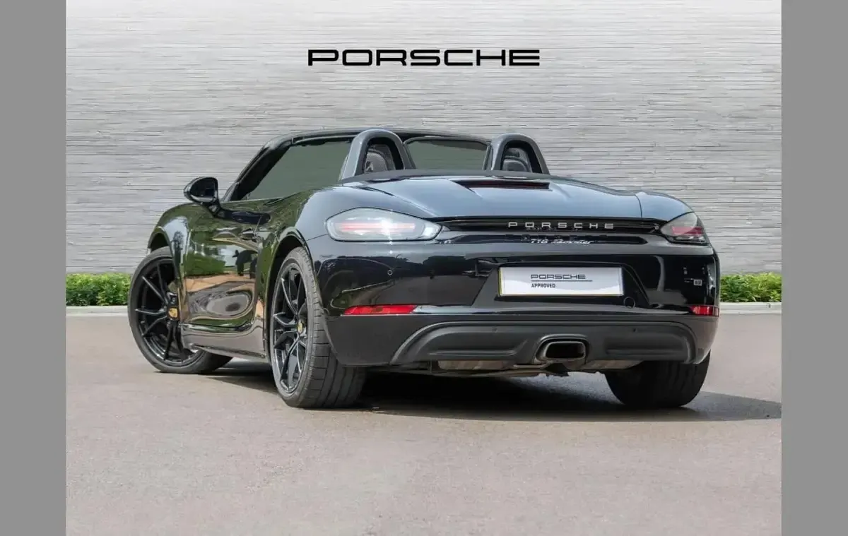 Used Porsche Boxster 296 HP (217 kW) 2016 Black Cabriolet