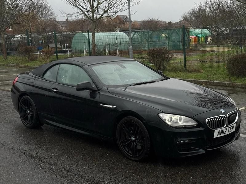 Used BMW 640 Cabriolet M Sport 2012 Black Cabriolet