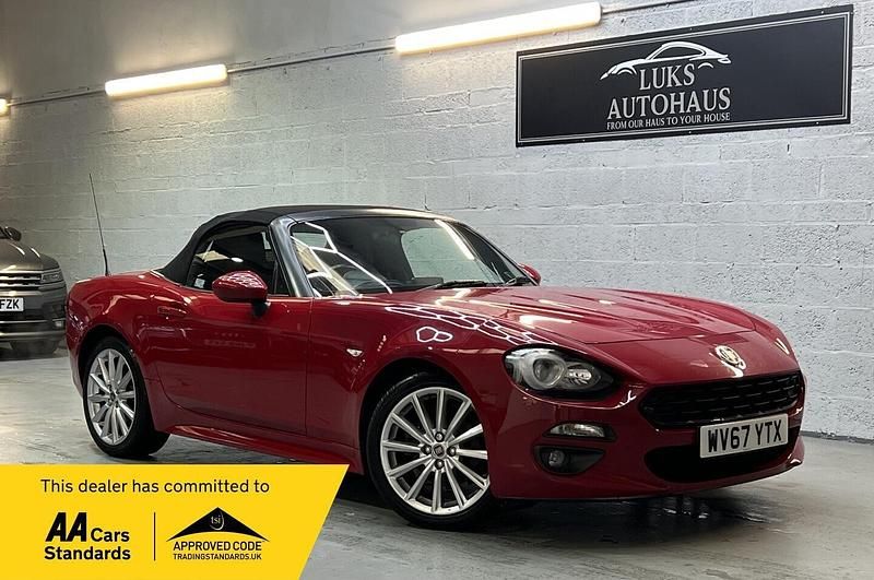 Used Fiat 124 Spider Lusso 140 HP (102 kW) 2017 Red Cabriolet