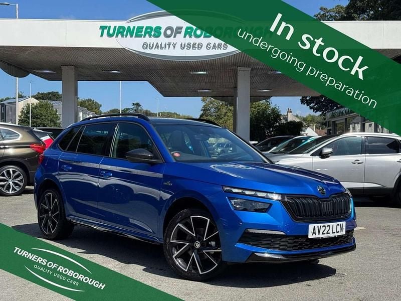 Blue Used 2022 Skoda Kamiq Monte Carlo SUV | £20,700 (Fair price) - Image 1/4