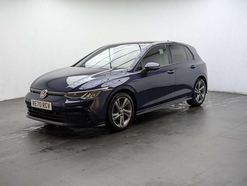 Used VW Golf VIII R-line 150 HP (110 kW) 2020 Blue Hatchback