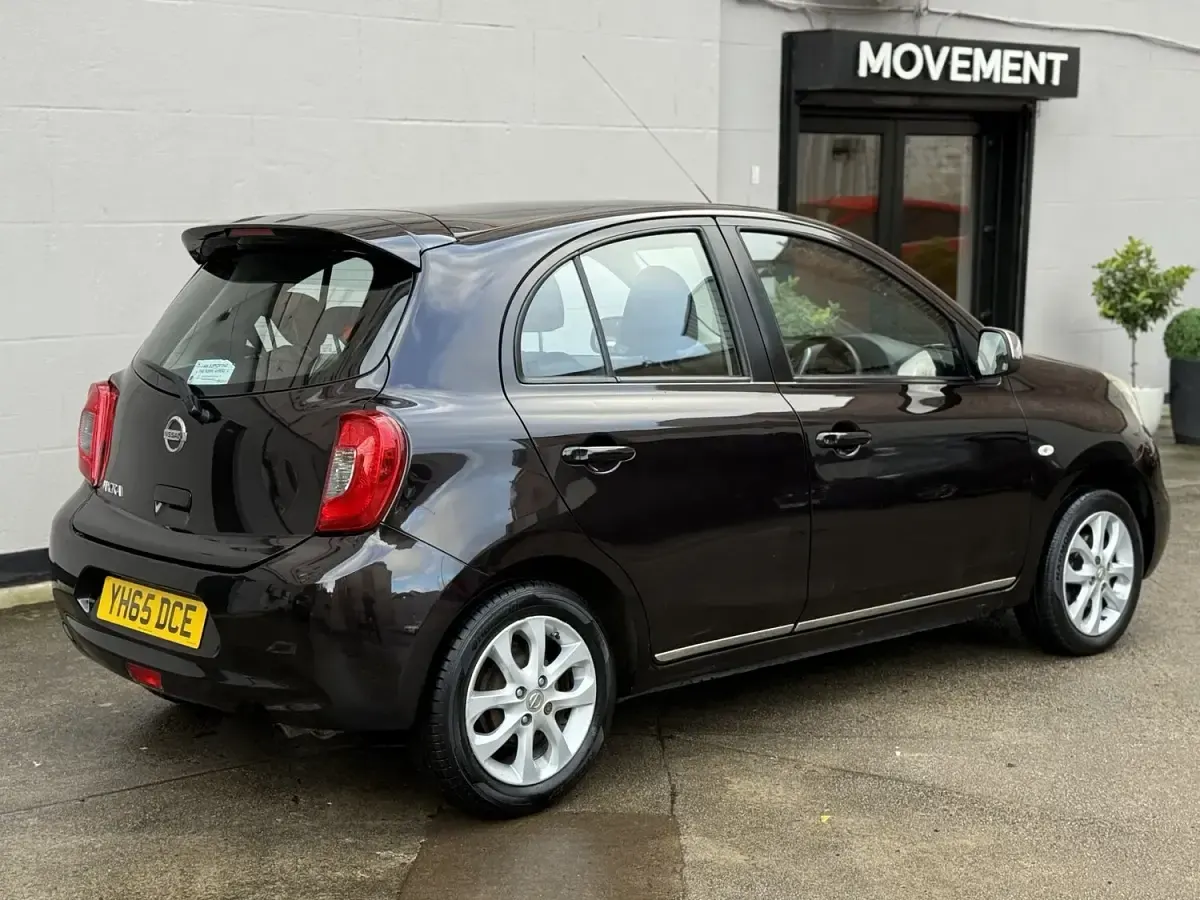 Begagnad Nissan Micra Acenta 2015 Svart Halvkombi