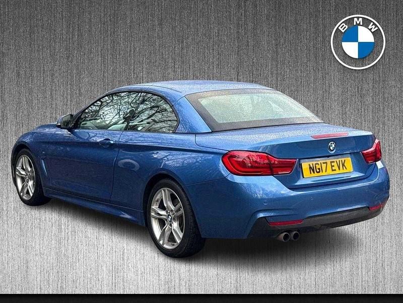 Used BMW 430 Cabriolet M Sport 252 HP (185 kW) 2017 Blue Cabriolet