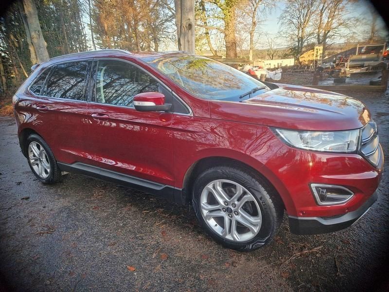 Red Used 2017 Ford Edge Titanium SUV | £10,995 (Good price) - Image 1/4