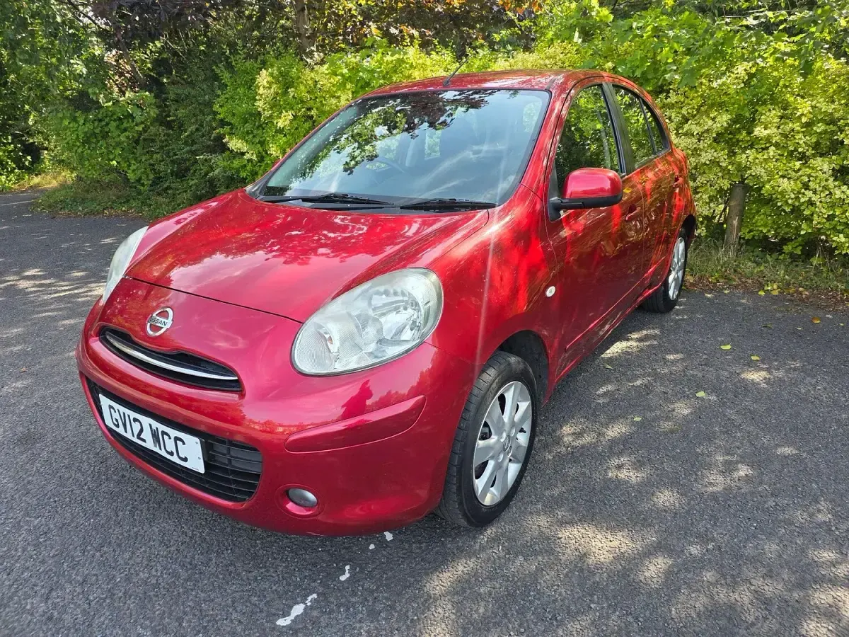 Used Nissan Micra Acenta 98 HP (72 kW) 2012 Red Hatchback