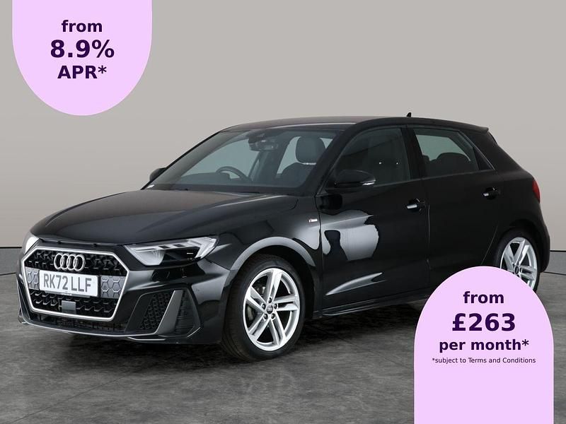 Black Used 2022 Audi A1 Sportback S-Line Hatchback | £18,719 (Fair price) - Image 1/2