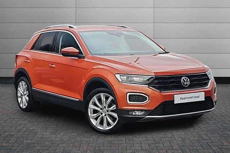 Used VW T-Roc SEL 150 HP (110 kW) 2020 Orange SUV