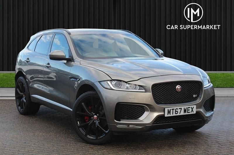Silver Used 2018 Jaguar F-Pace Supercharged SUV | £15,485 (Fair price) - Image 1/4