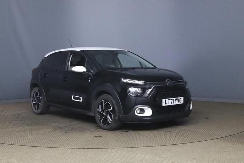 Used Citroën C3 PureTech 83 HP (61 kW) 2021 Black Hatchback