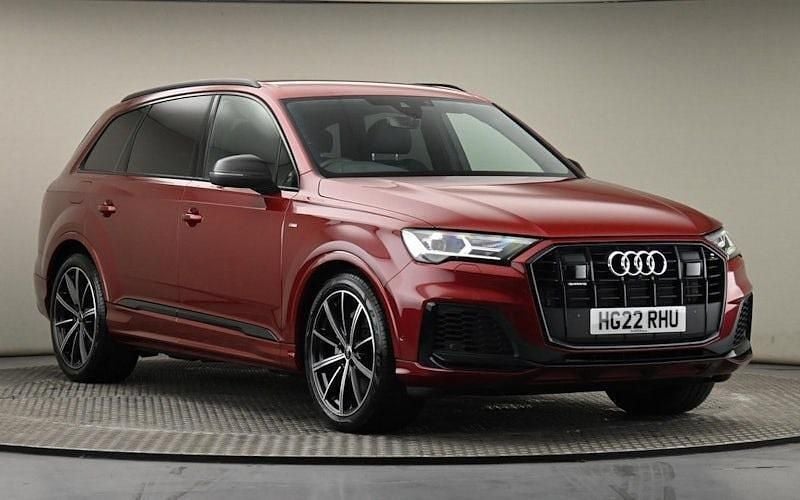 Matador red metallic Used 2022 Audi Q7 Black Edition SUV | £41,200 (Super price) - Image 1/4