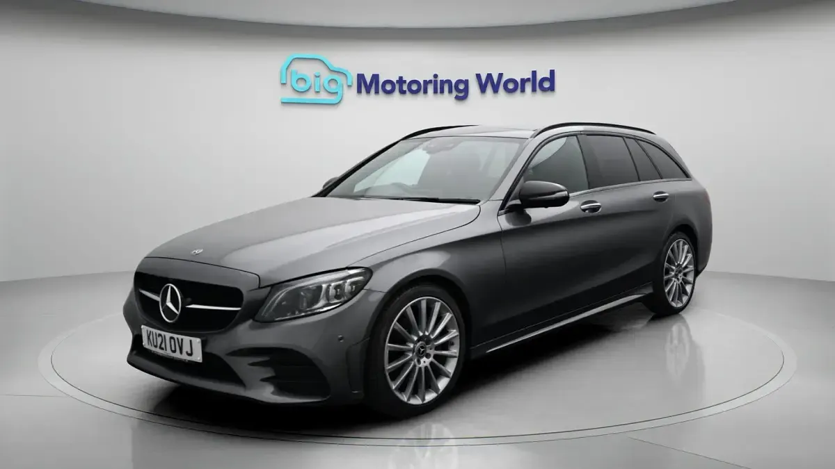 Used Mercedes C200 AMG line 184 HP (135 kW) 2020 Grey Estate