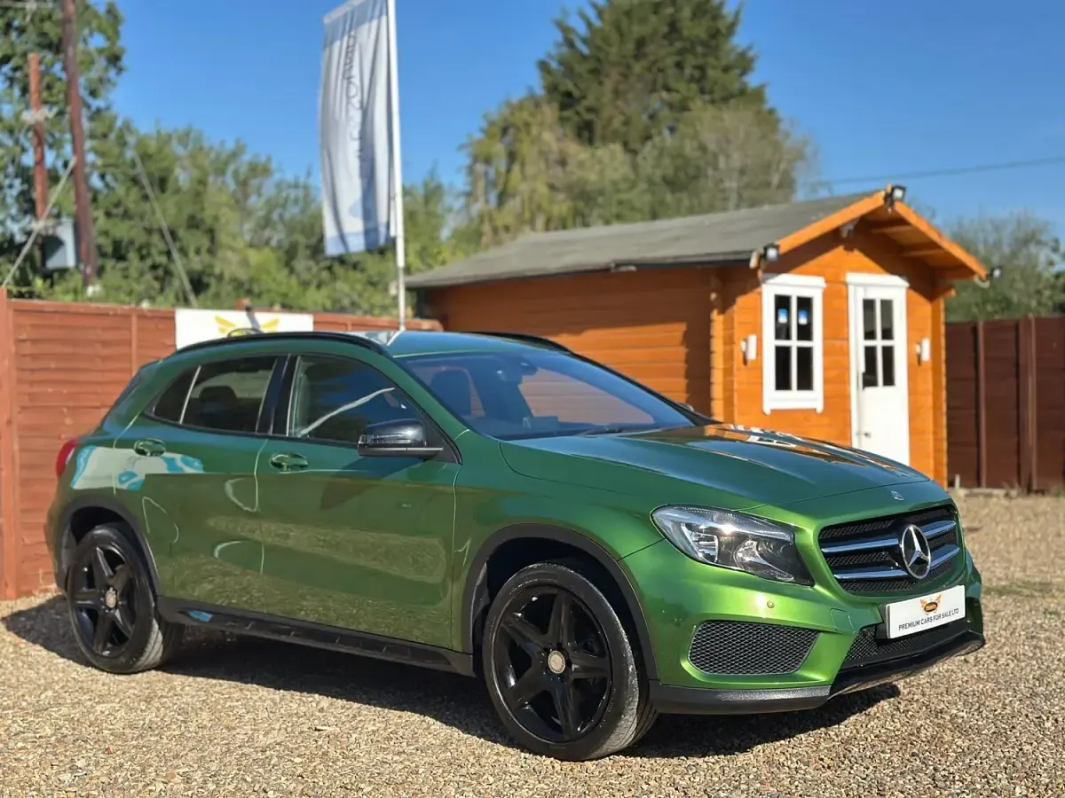 Used Mercedes GLA200 AMG line 136 HP (100 kW) 2016 Green SUV
