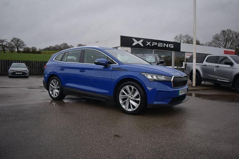 Used Skoda Enyaq iV ecoSuite 150 kW (204 HP) 2022 Blue SUV