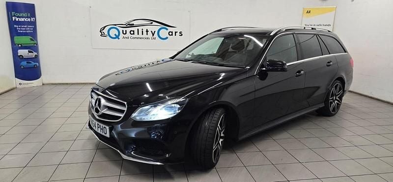 Black Used 2015 Mercedes E350 AMG line Estate | £8,995 (Good price) - Image 1/4