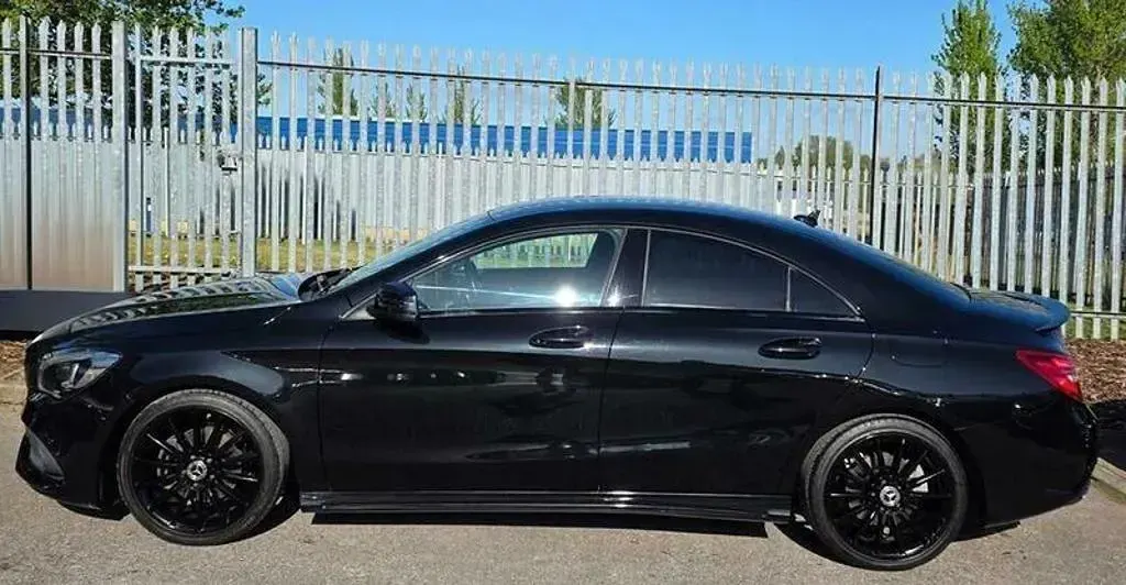 Used Mercedes CLA200 AMG line 156 HP (114 kW) 2019 Black Coupe
