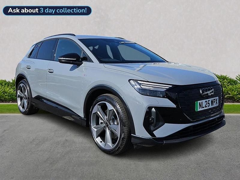 Grey Used 2025 Audi Q4 e-tron Black Edition SUV | £38,687 (Good price) - Image 1/4