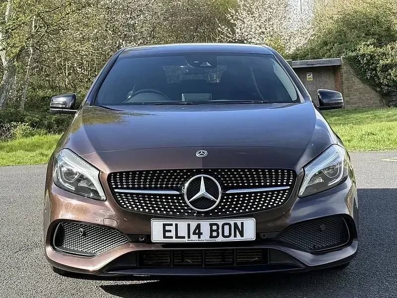 Used Mercedes A200 AMG line 136 HP (100 kW) 2018 Bronze Hatchback