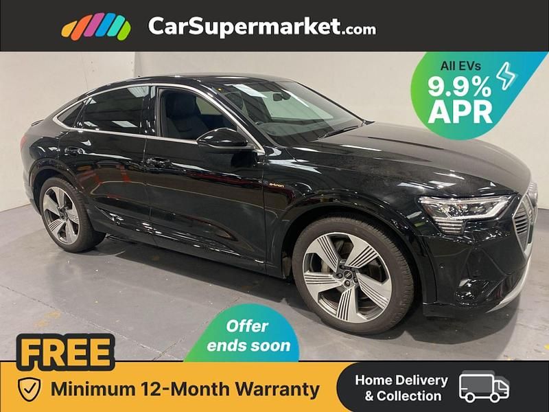Black Used 2022 Audi e-tron S-Line SUV | £19,176 (Good price) - Image 1/3