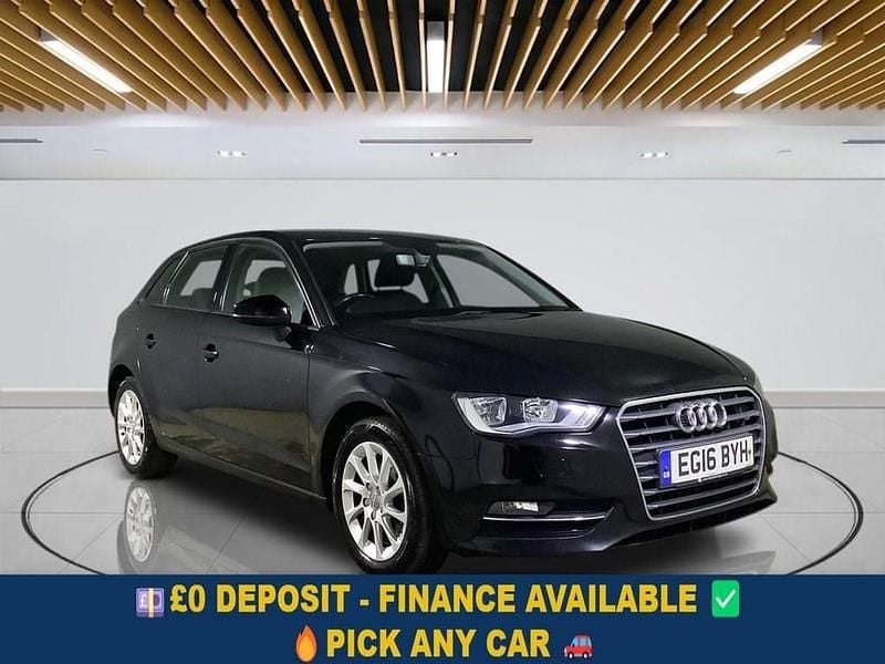 Black Used 2016 Audi A3 Sportback Comfort Hatchback | £7,199 (Super price) - Image 1/4