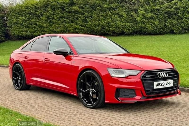 Red Used 2023 Audi A6 Black Edition Sedan | £25,495 (Fair price) - Image 1/1