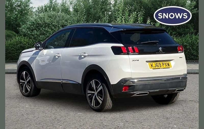 Used Peugeot 3008 GT-line 131 HP (96 kW) 2020 White SUV