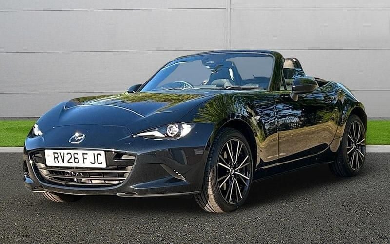 Ny Mazda MX5 Exclusive-Line 184 HK (135 kW) 2026 Svart Cab