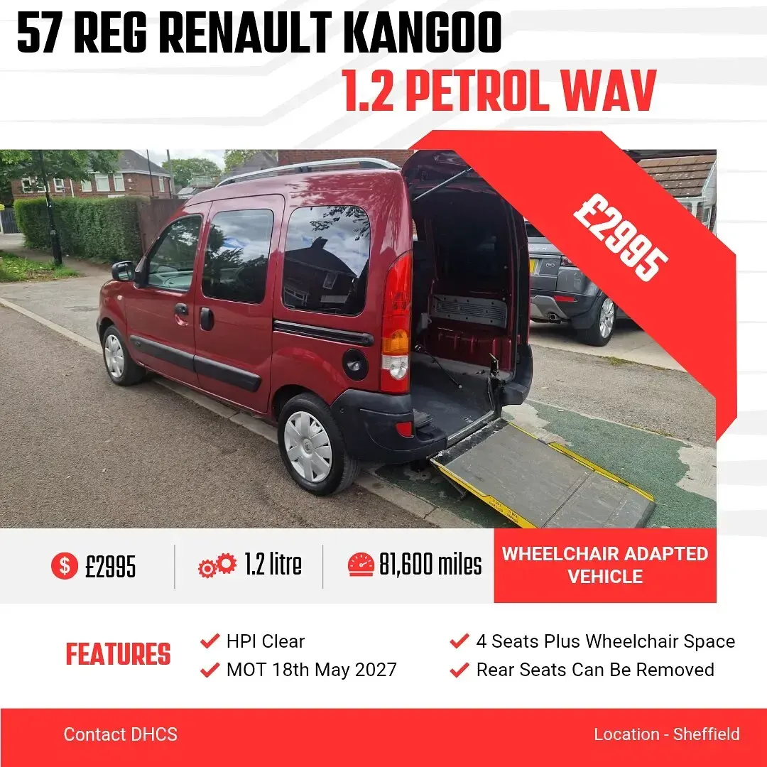 Used Renault Kangoo Authentique 2007 Red MPV