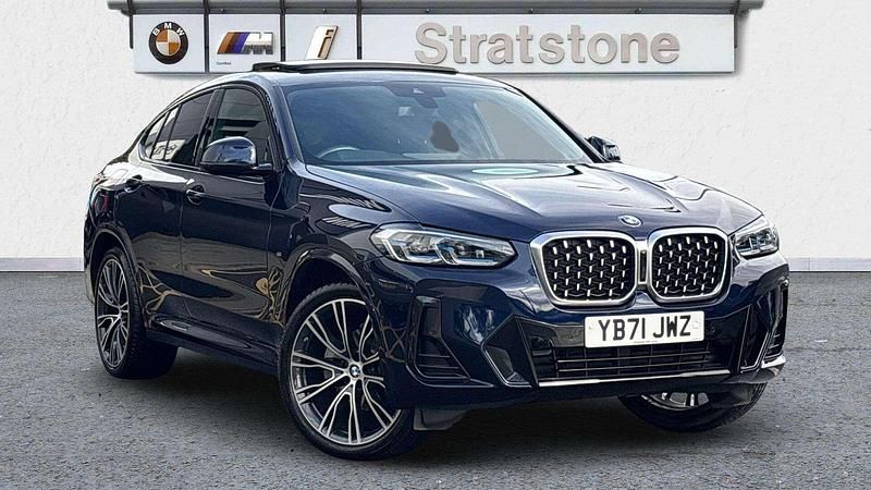 Blue Used 2021 BMW X4 M Sport SUV | £35,995 (A bit pricey) - Image 1/3