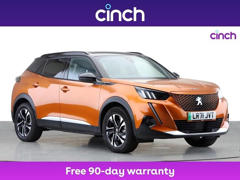 Orange Used 2021 Peugeot e-2008 GTi SUV | £14,849 (Fair price) - Image 1/3