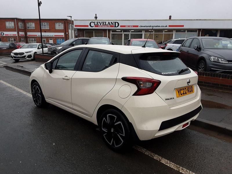 Used Nissan Micra Acenta 2022 White Hatchback