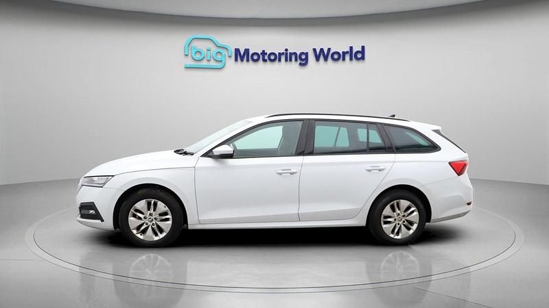 Used Skoda Octavia SE Technology 110 HP (80 kW) 2022 White Estate