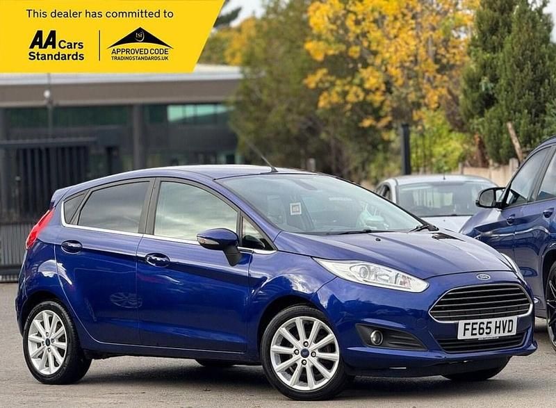 Blue Used 2015 Ford Fiesta Titanium Hatchback | £5,495 (A bit pricey) - Image 1/3