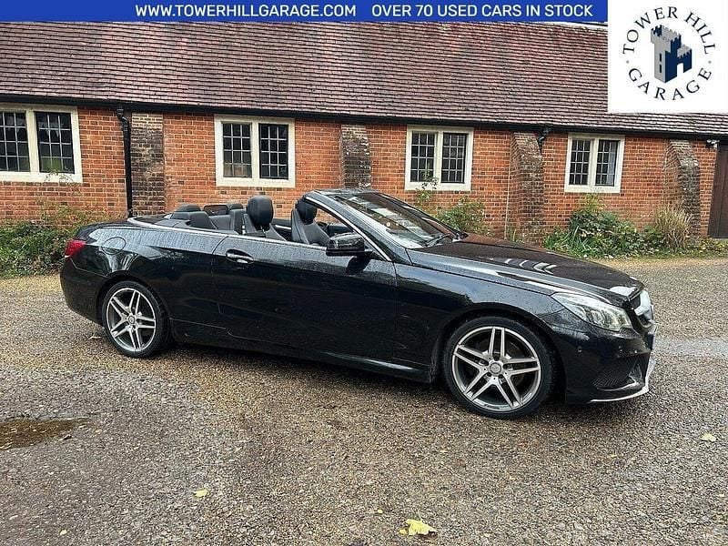Black Used 2015 Mercedes E220 AMG line Cabriolet | £12,000 (Fair price) - Image 1/4