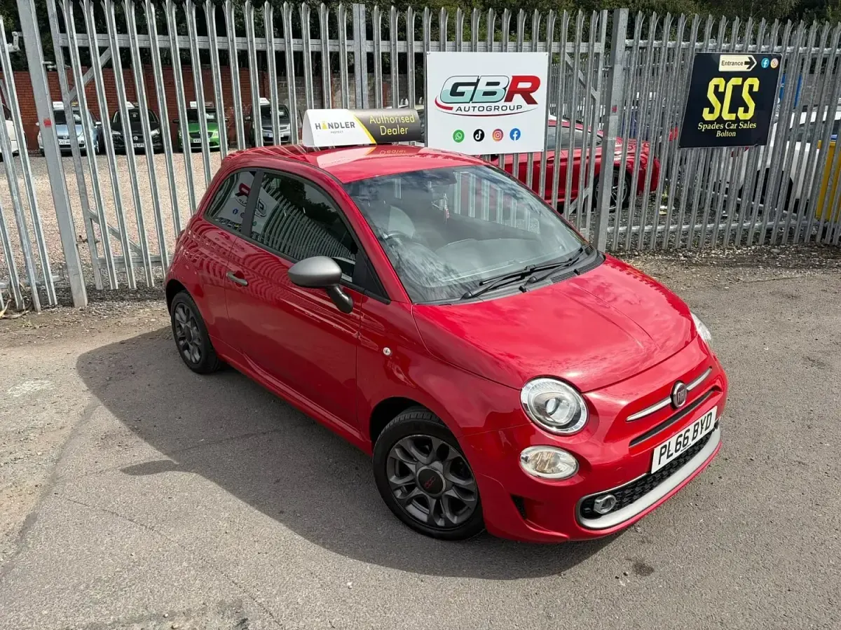 Used Fiat 500 S 69 HP (50 kW) 2016 Red Hatchback