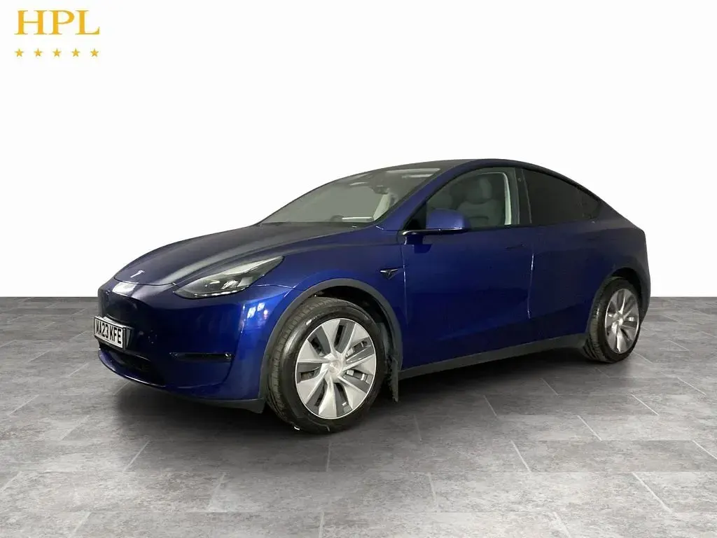 Used Tesla Model Y Long Range AWD 378 kW (514 HP) 2023 Blue SUV