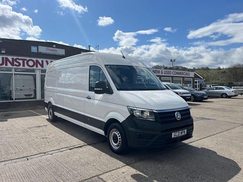 White Used 2021 VW Crafter Trendline Van | £21,995 (A bit pricey) - Image 1/4
