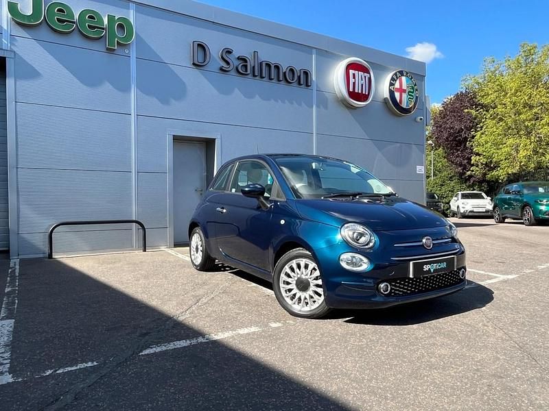 Blue Used 2020 Fiat 500 Lounge Hatchback | £11,995 (A bit pricey) - Image 1/3
