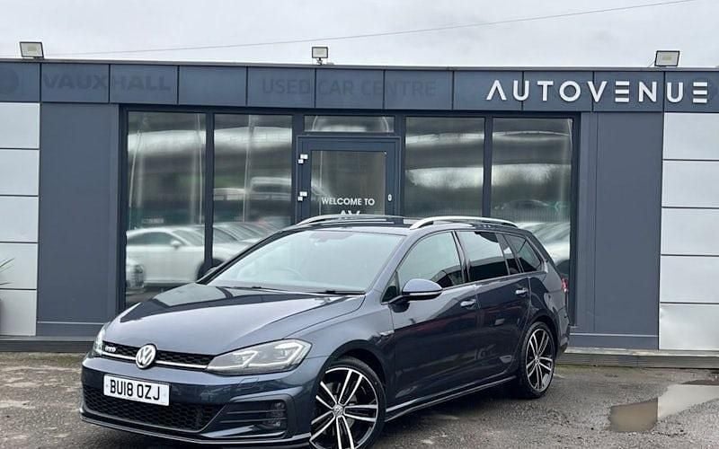 Used VW Golf VII GTD 184 HP (135 kW) 2018 Blue Estate