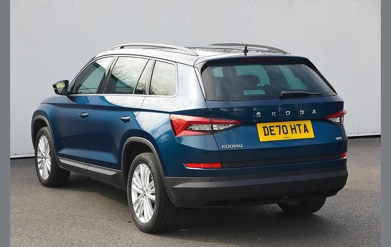 Used Skoda Kodiaq SE L 187 HP (137 kW) 2020 Petrol blue metallic SUV