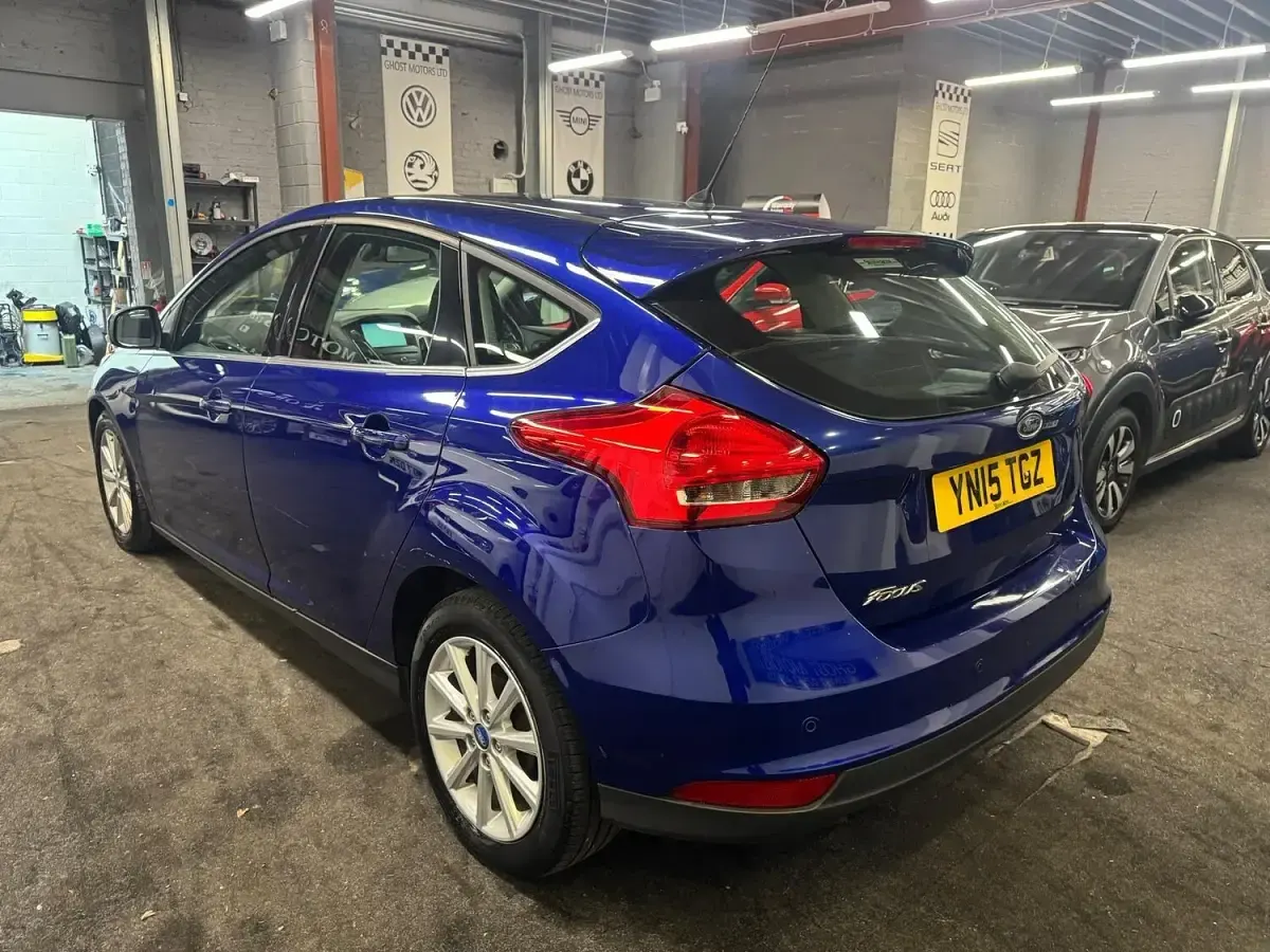 Used Ford Focus Titanium 2015 Blue Hatchback