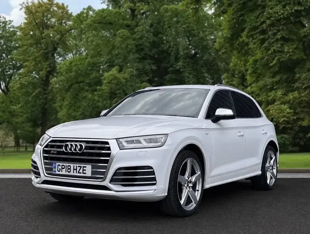 Begagnad Audi SQ5 Design 354 HK (260 kW) 2018 Vit SUV