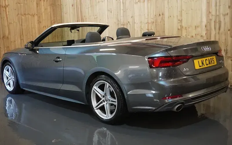 Used Audi A5 Cabriolet S-Line 190 HP (139 kW) 2017 Grey Cabriolet